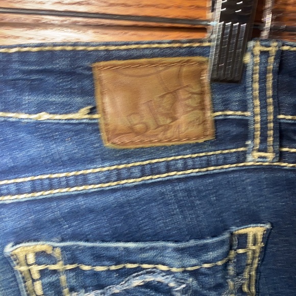 BKE Madison women’s skinny stretch 25x35 1/2 dark blue jeans denim - Picture 7 of 7